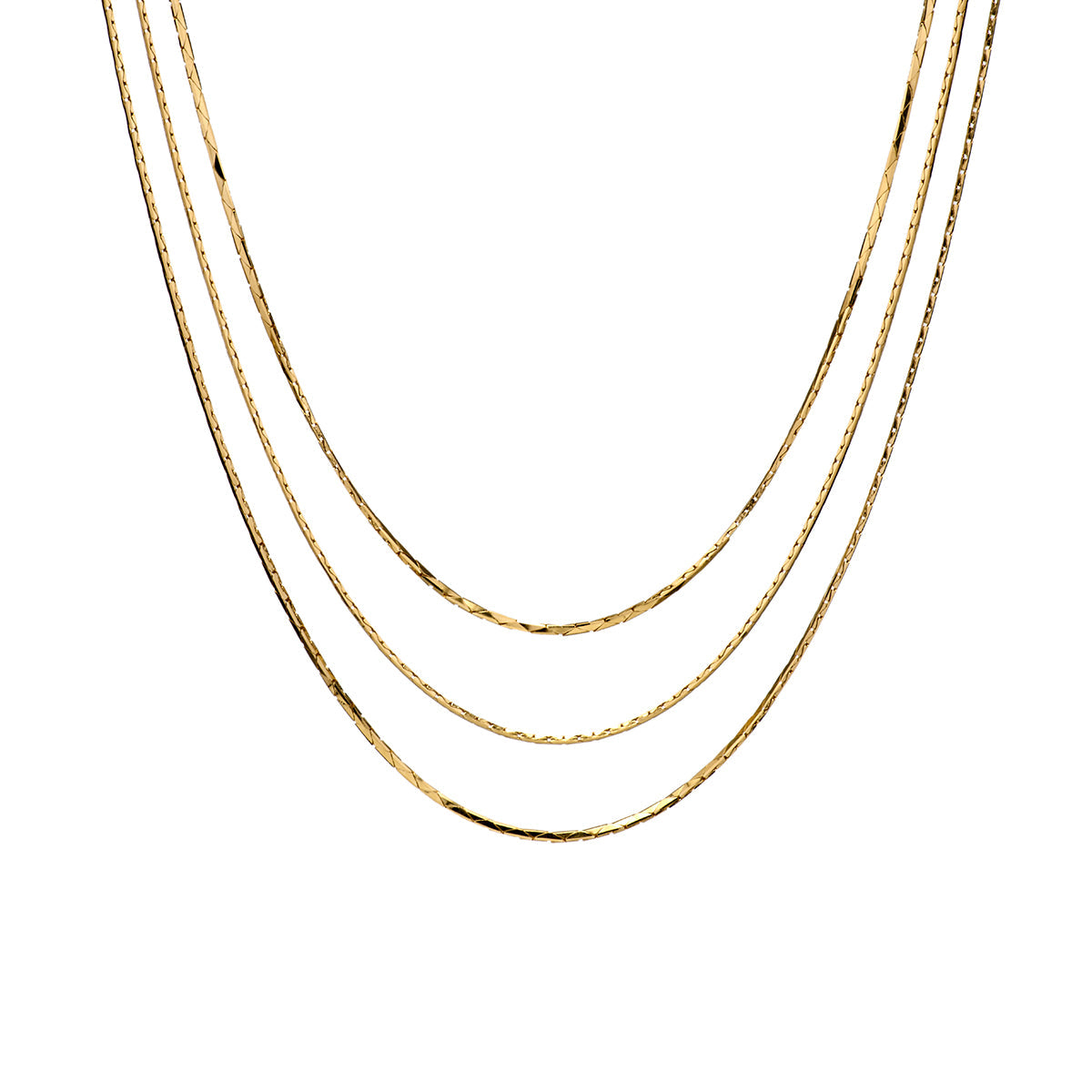 Choker "Capas" Dorado