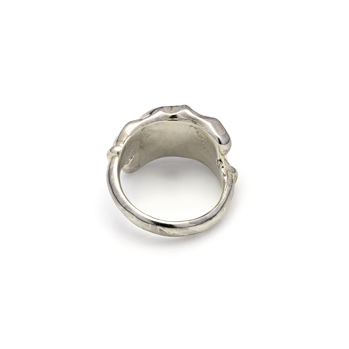 La imperfecta 925 sterling silver chunky ring - simbolic jewelry