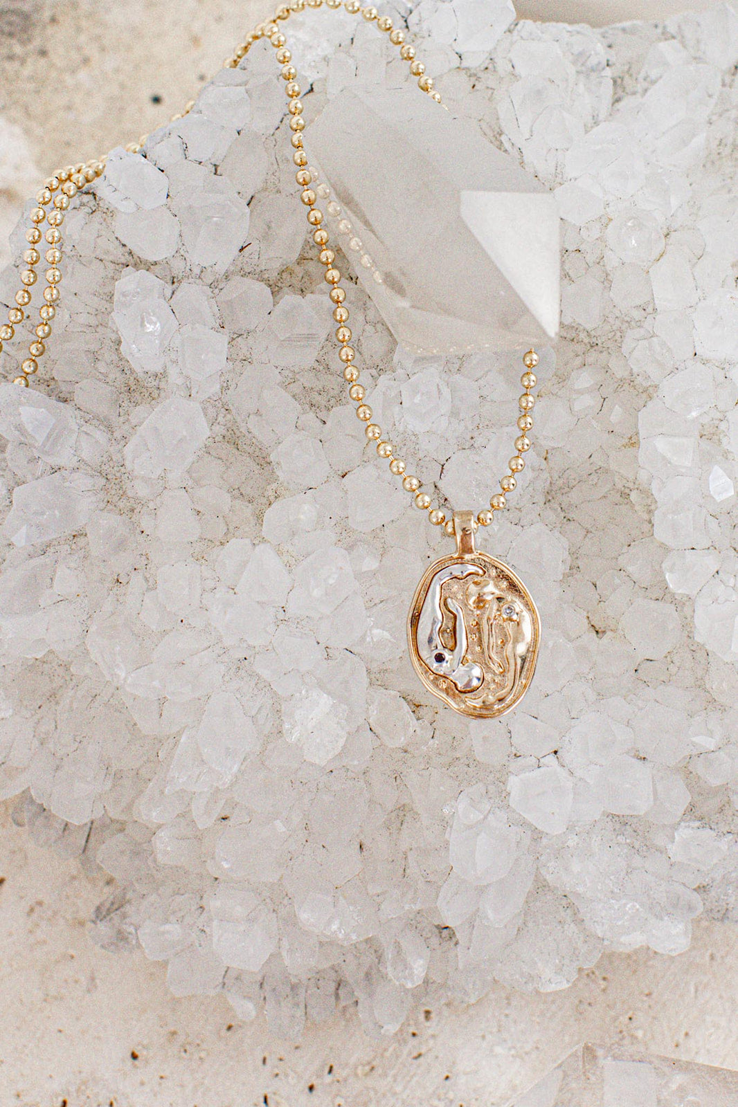 Collar Claraumbra Plata .925 en baño de Oro