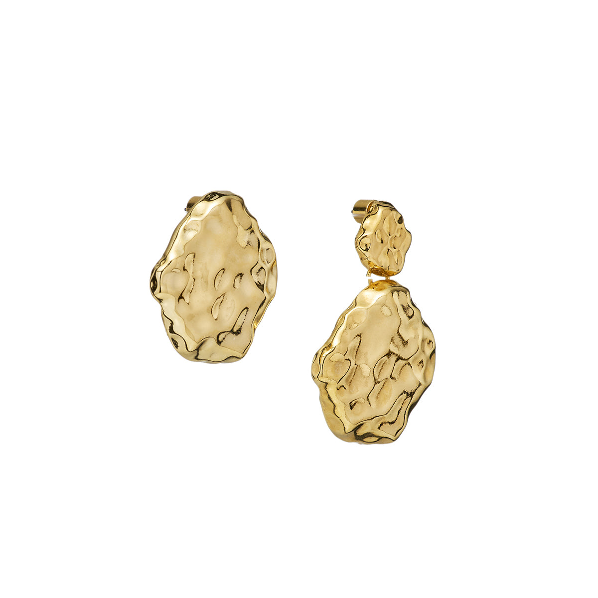 Aretes "La Imperfecta" Dorados