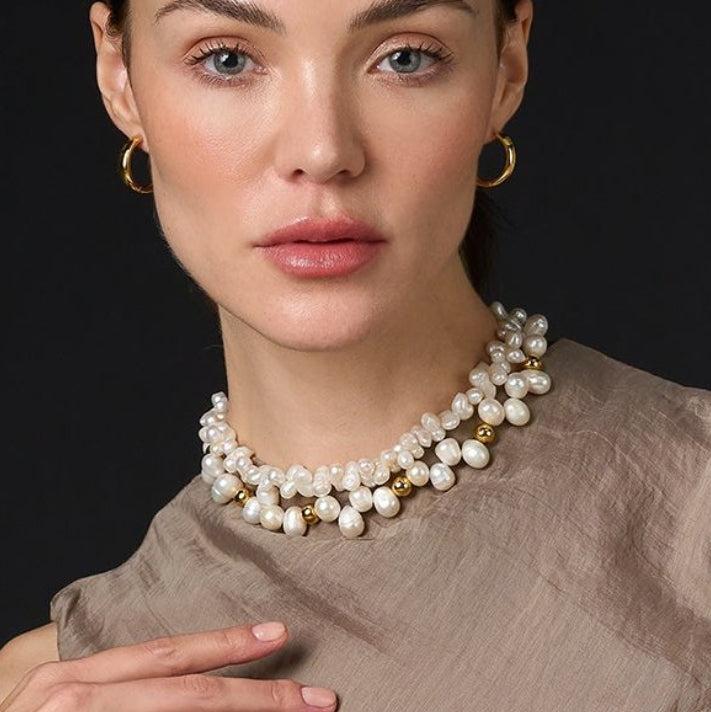 Choker "Desvío Sagrado" Perlas