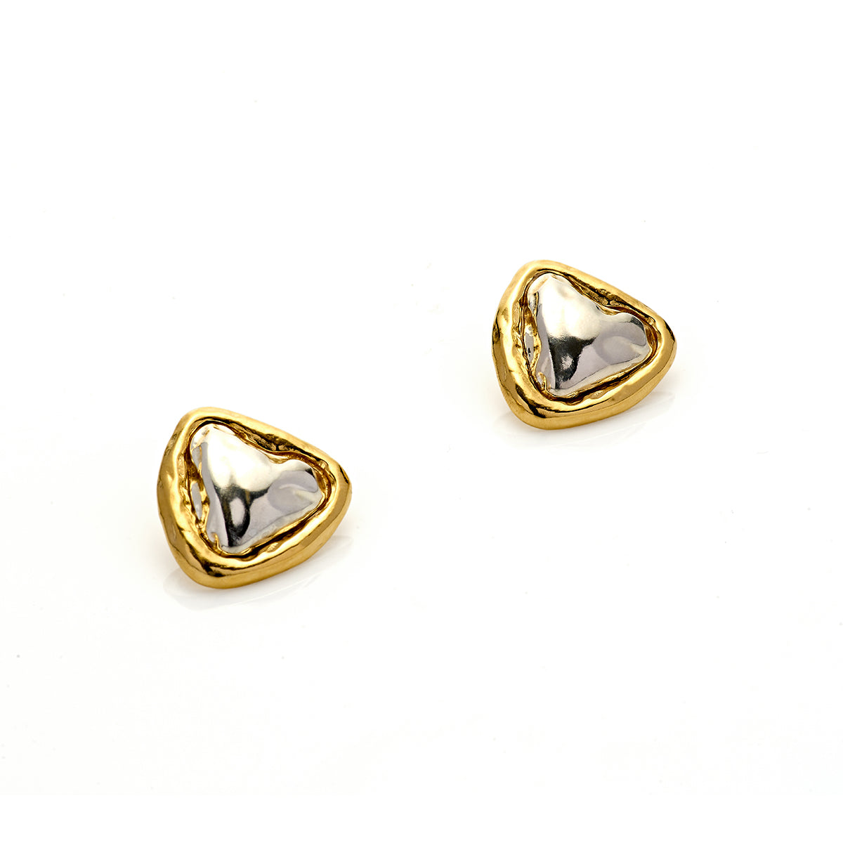 Aretes "Corazón Crudo"