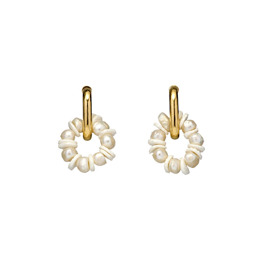 Aretes "Múltiple" Perlas