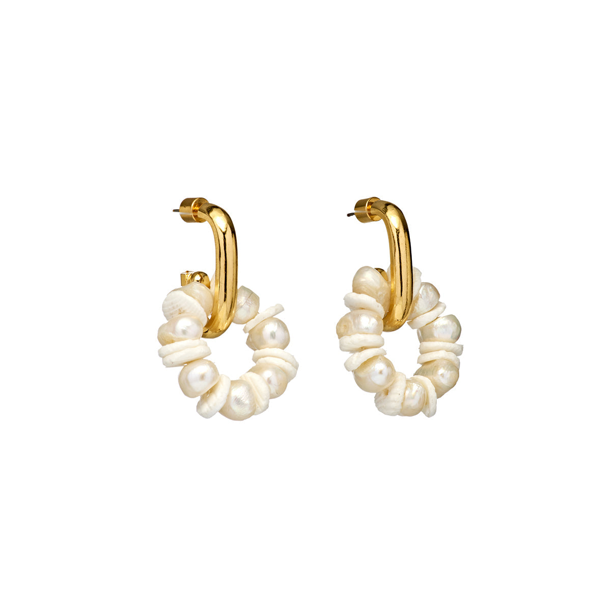 Aretes "Múltiple" Perlas