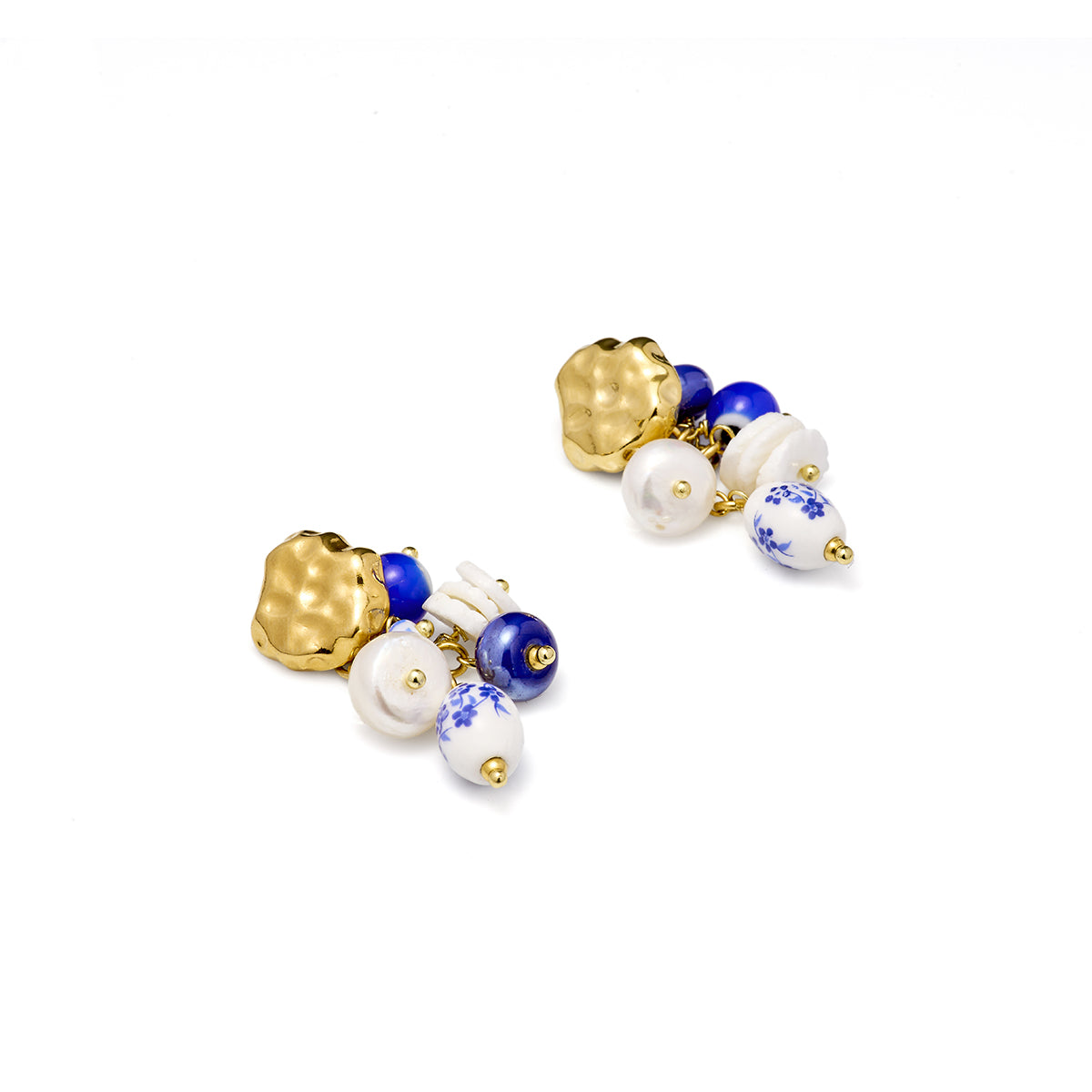 Aretes "Amuleto Azul"