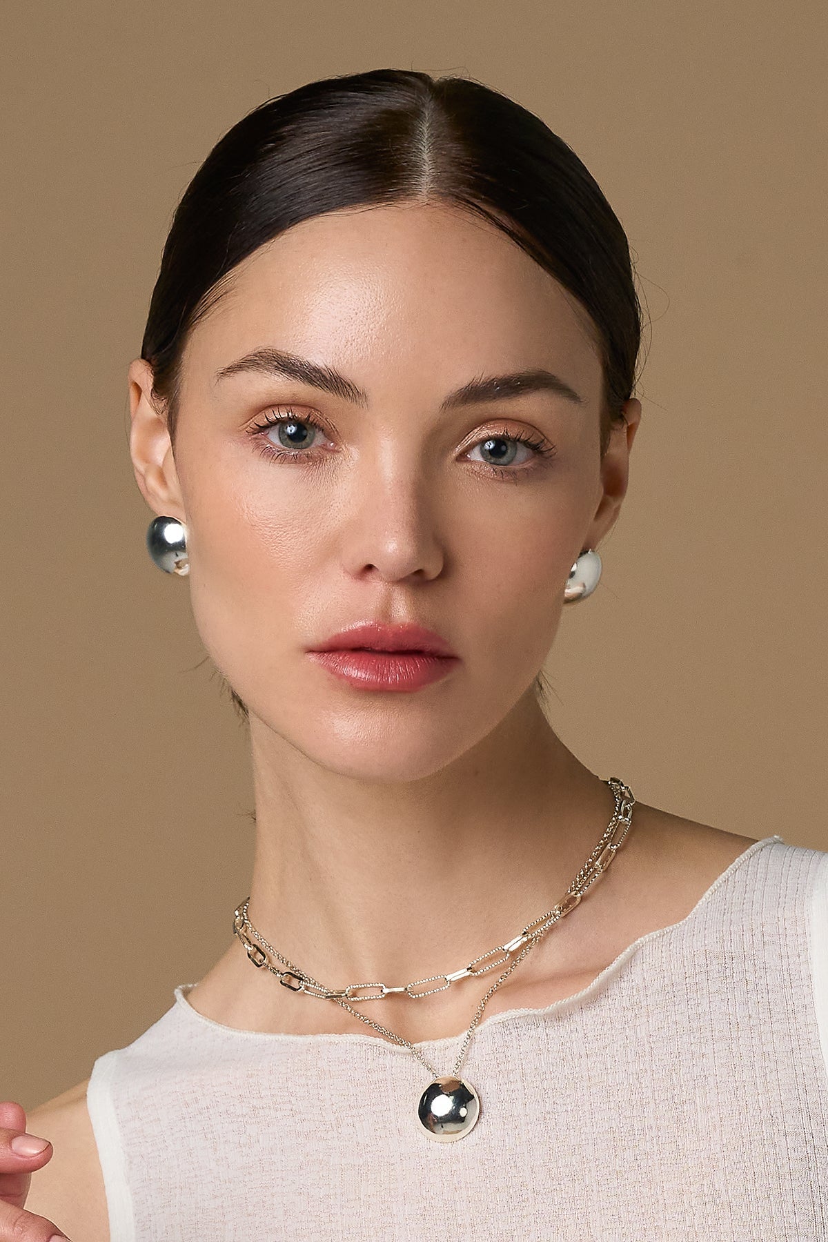 Olivia Collar Plateado
