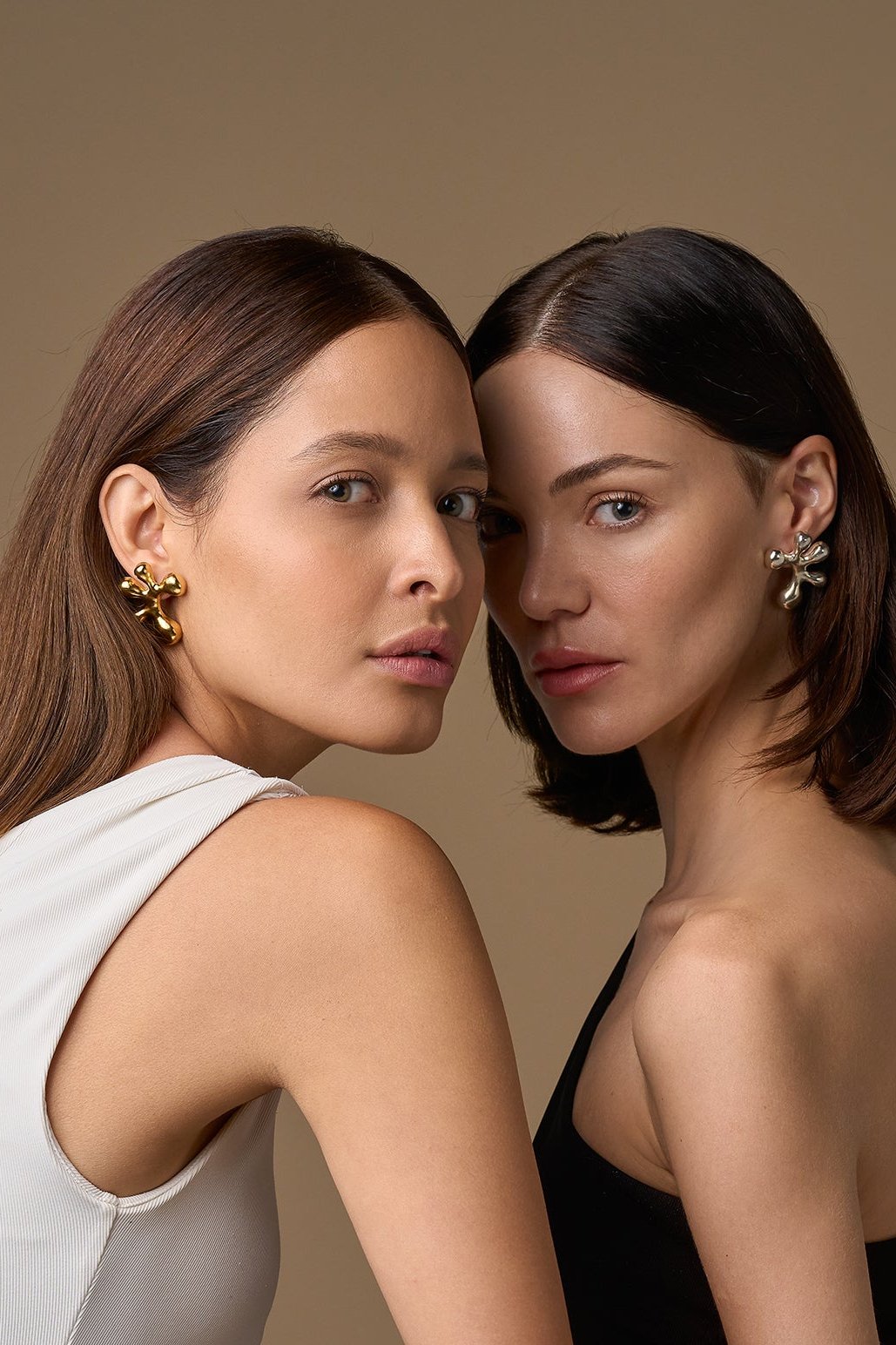 Tama Silver Aretes