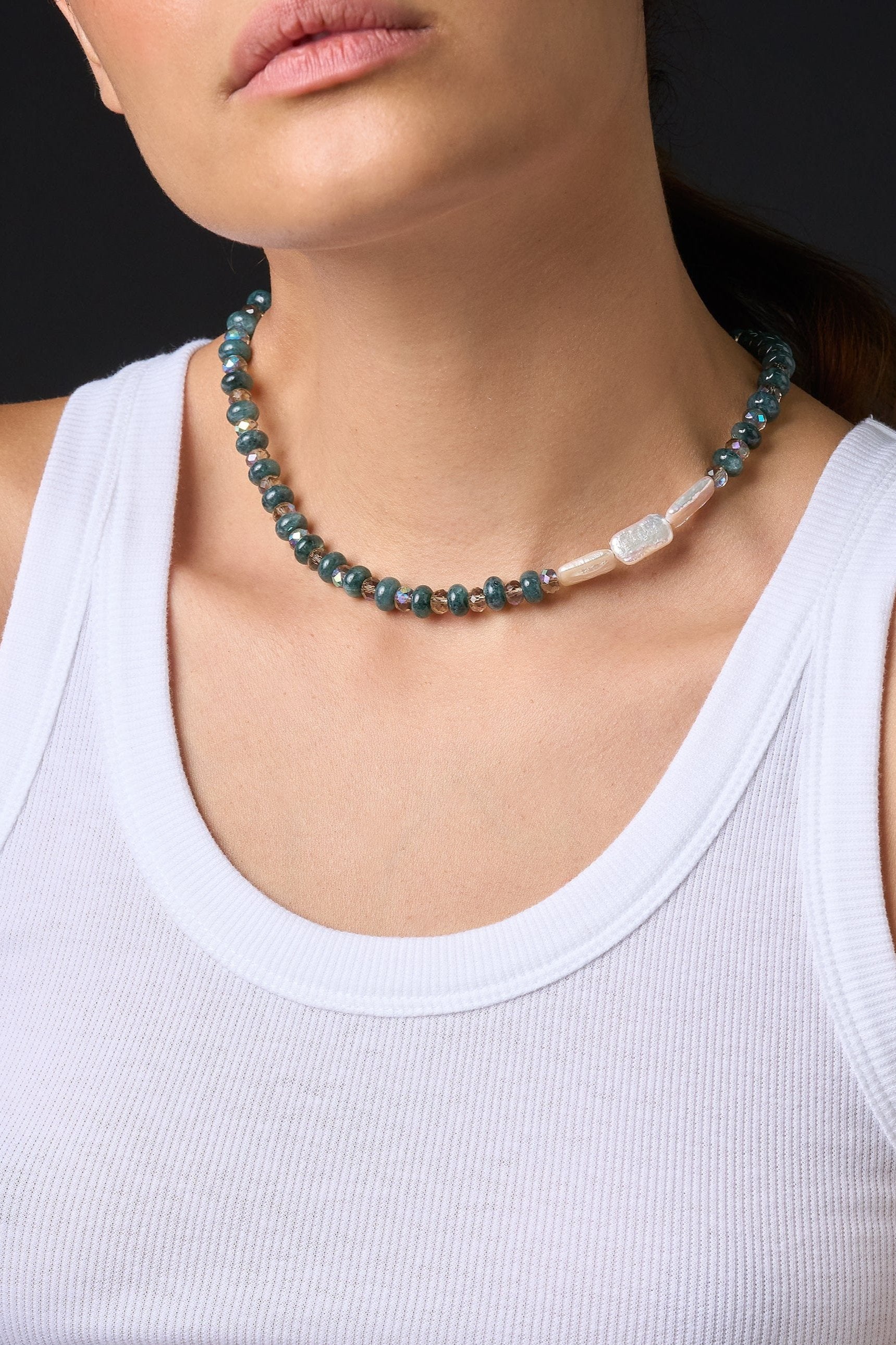 Collar "Libertad" Jade