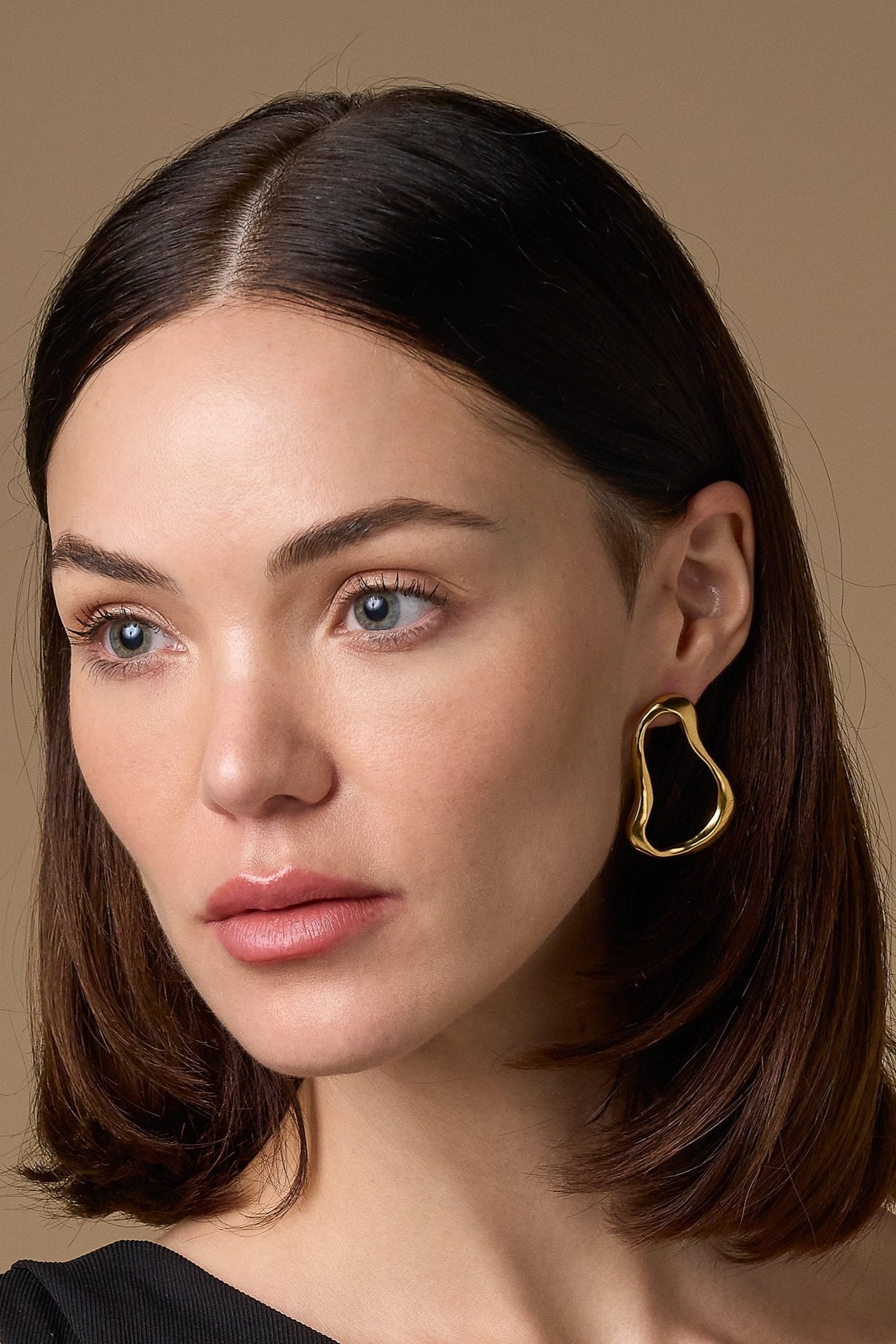 Aretes "Sin Molde" Dorados