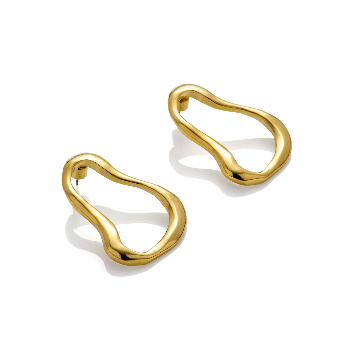 Aretes "Sin Molde" Dorados