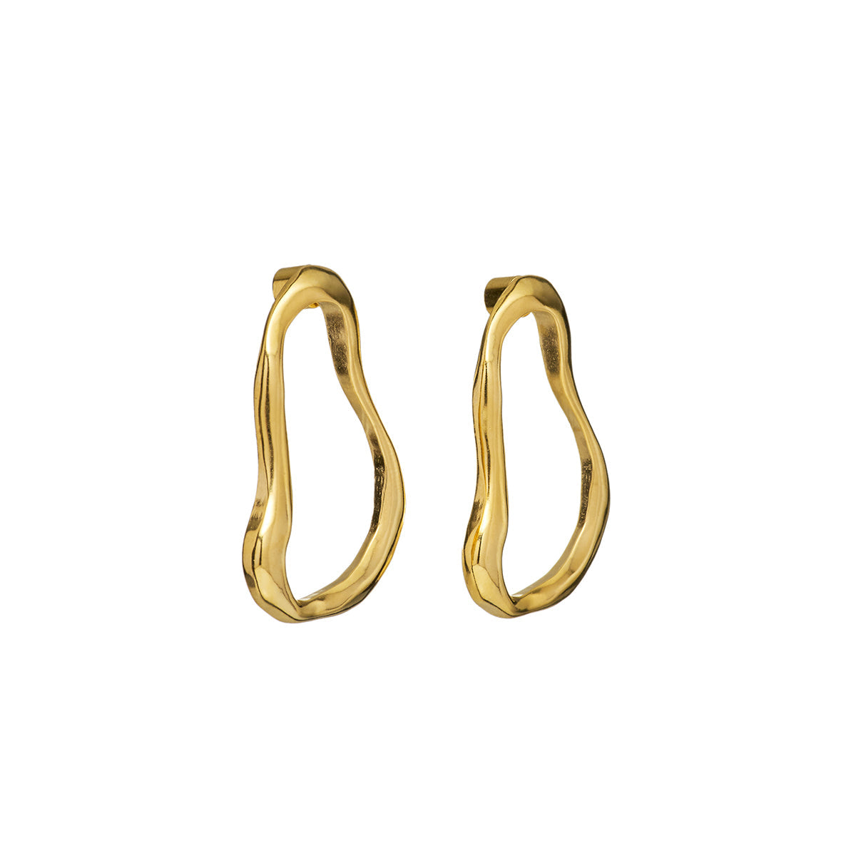 Aretes "Sin Molde" Dorados