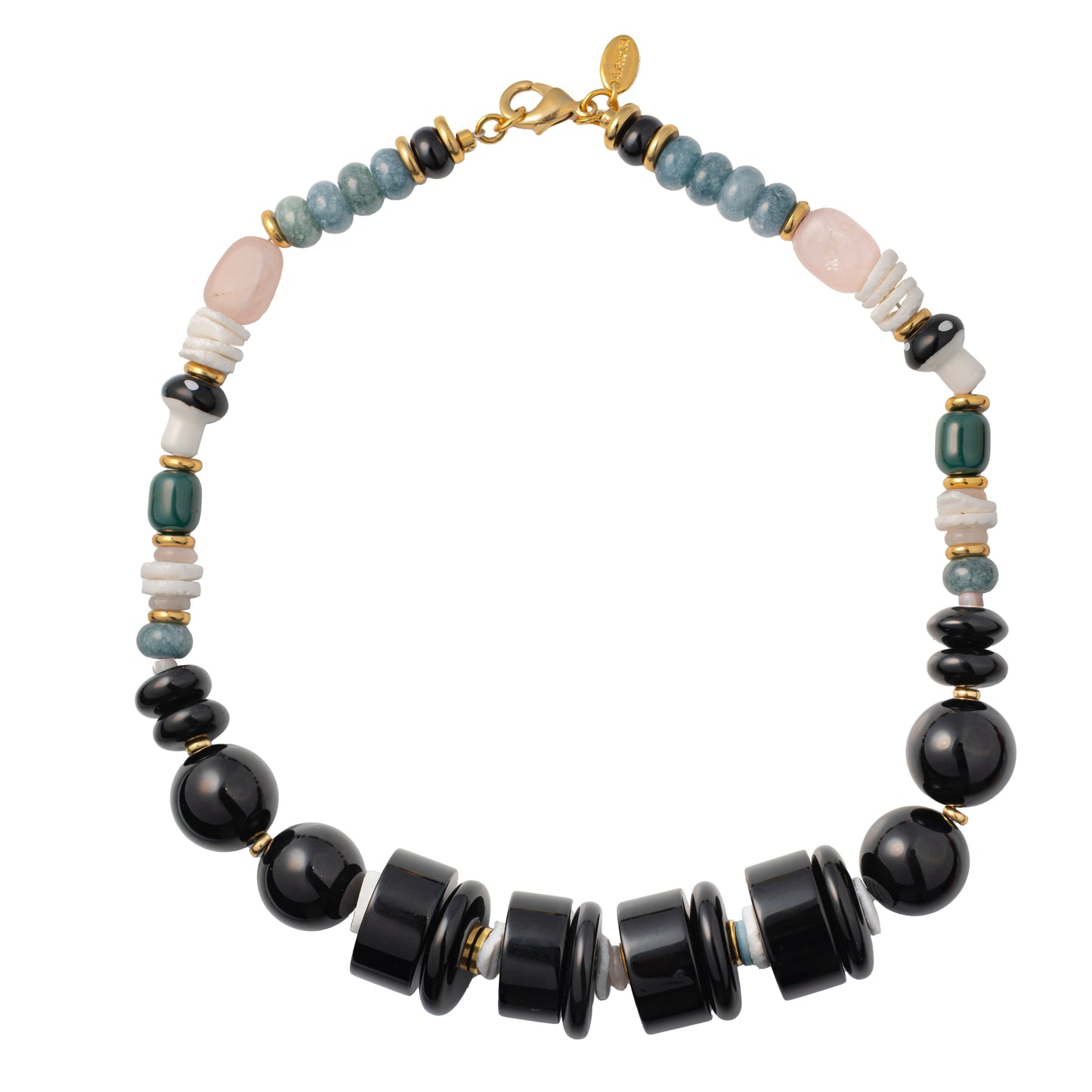 Collar Onix, Jade, Honguitos