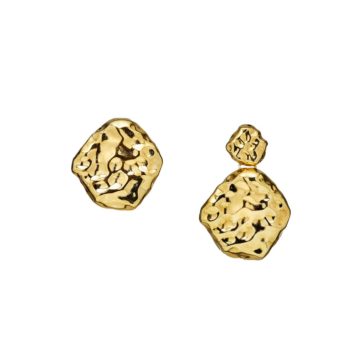 Aretes "La Imperfecta" Dorados