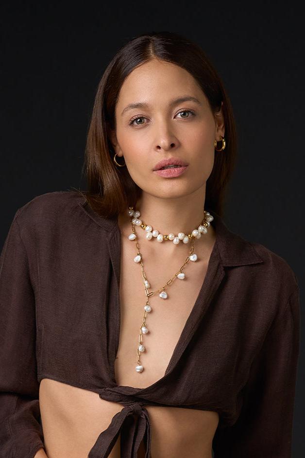 Choker "Desvío Sagrado" Perlas