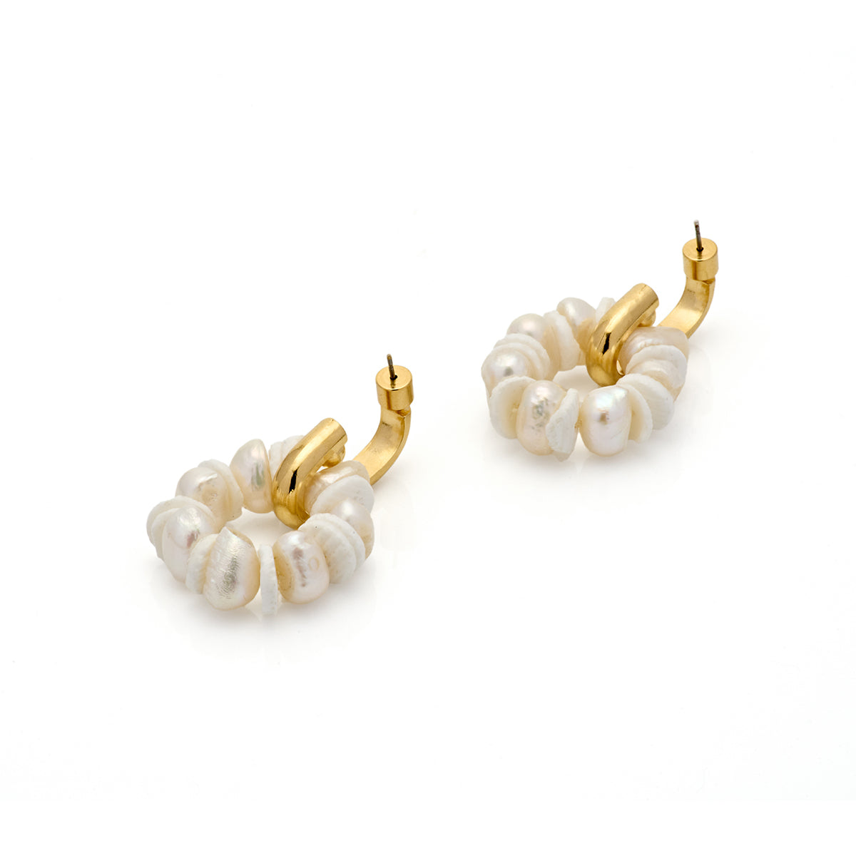 Aretes "Múltiple" Perlas