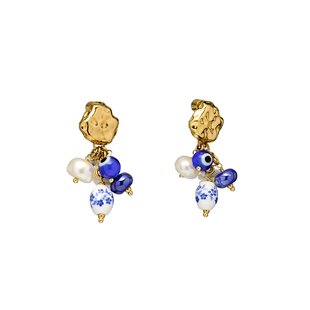 Aretes "Amuleto Azul"