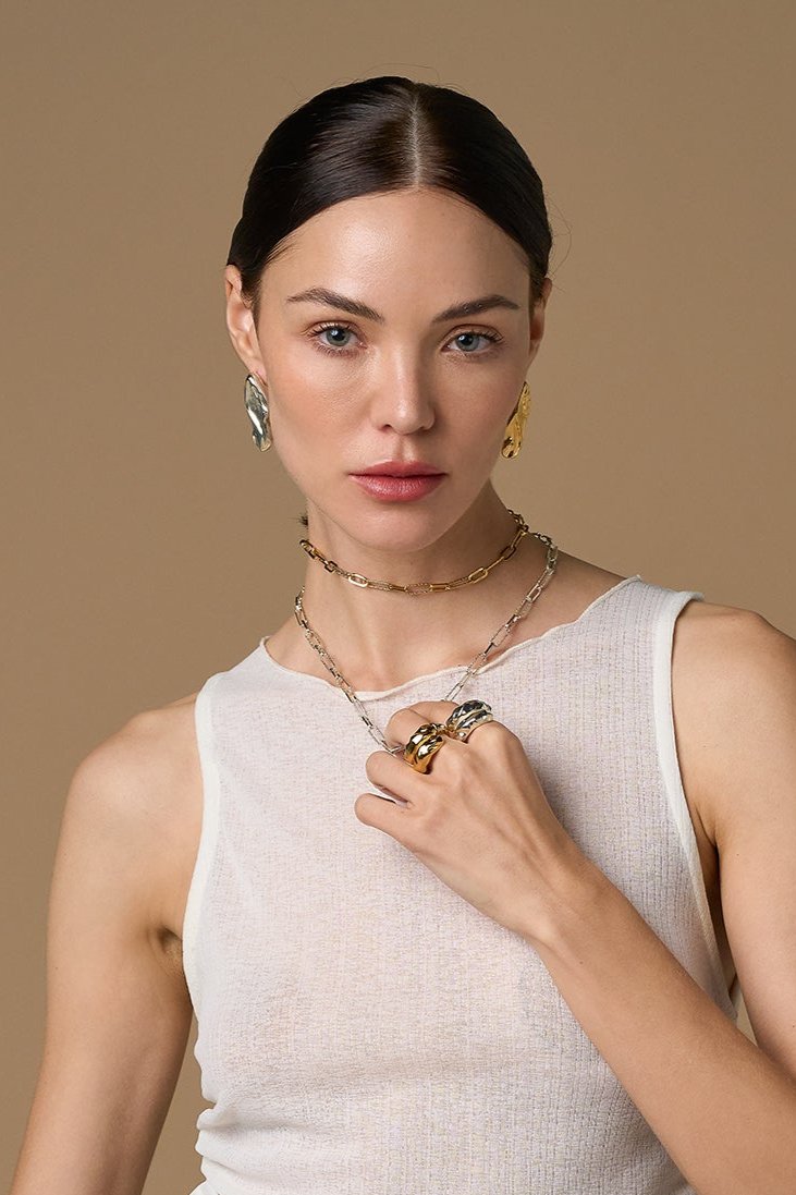 Antonella Collar Plateado
