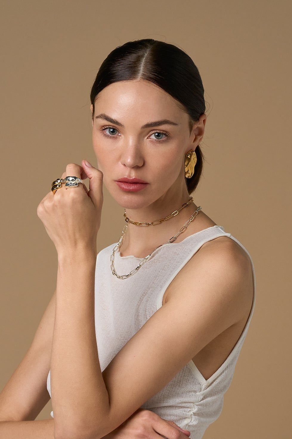 Collar "Tránsito" Dorado