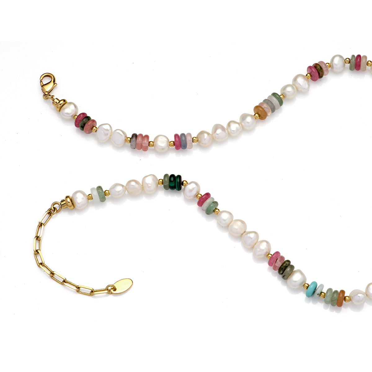 Collar "Multifasética" Perlas