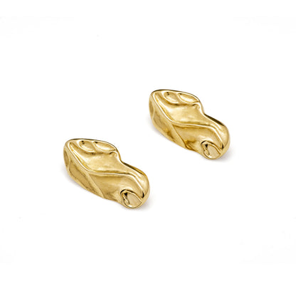 Ágata Aretes Dorados